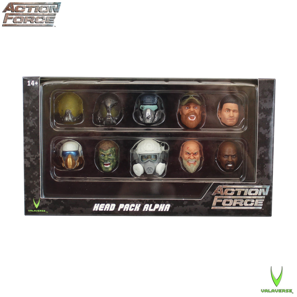 Action Force Head Pack Alpha