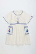 26101323 (Barcos Embroidered Long Dress White)