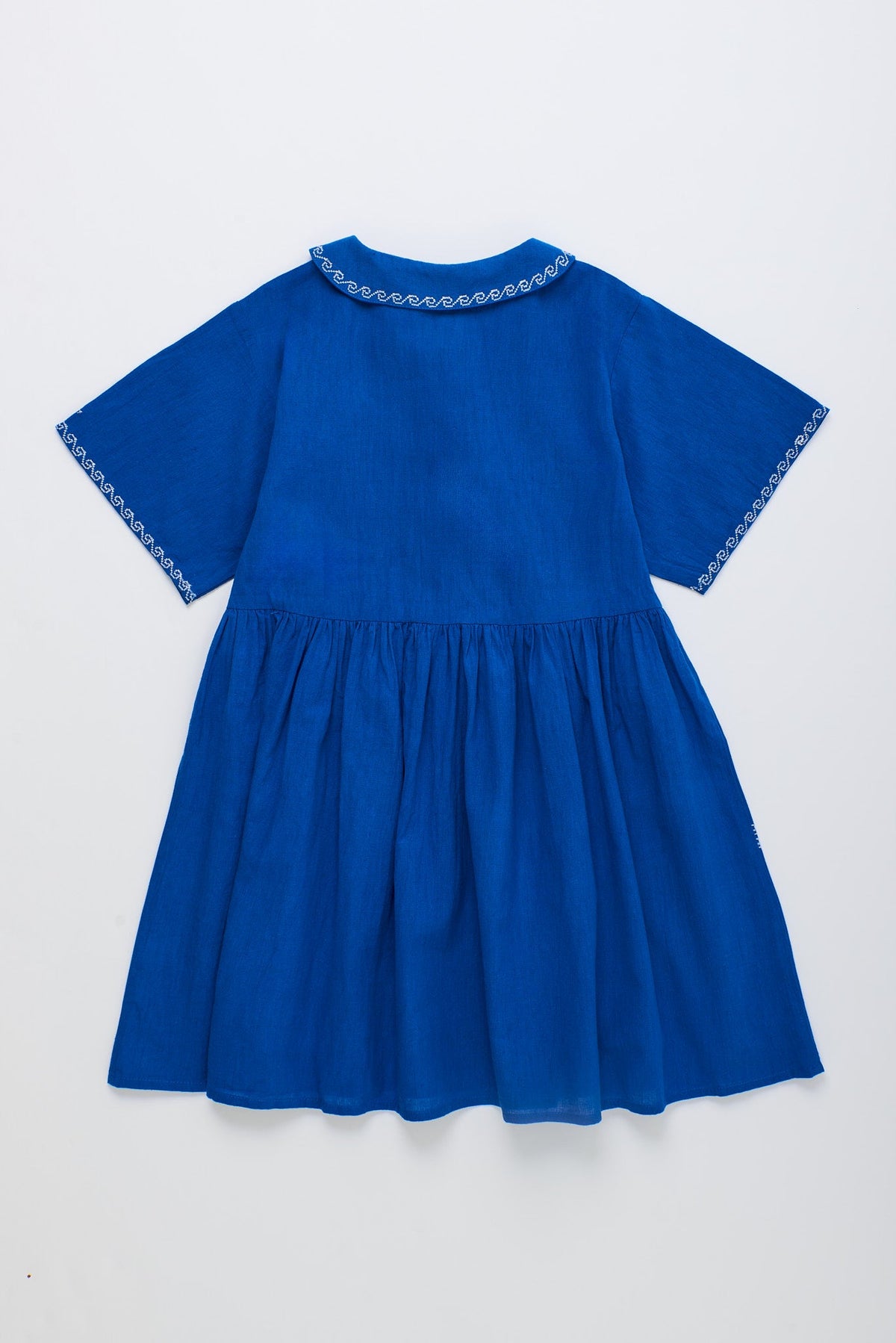 26101320 (Barcos Embroidered Long Dress Blue)
