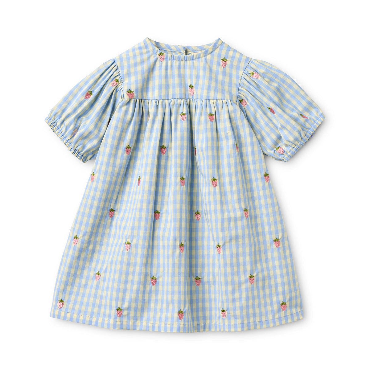 F10926 Mille SS Dress - Sky Berry Gingham